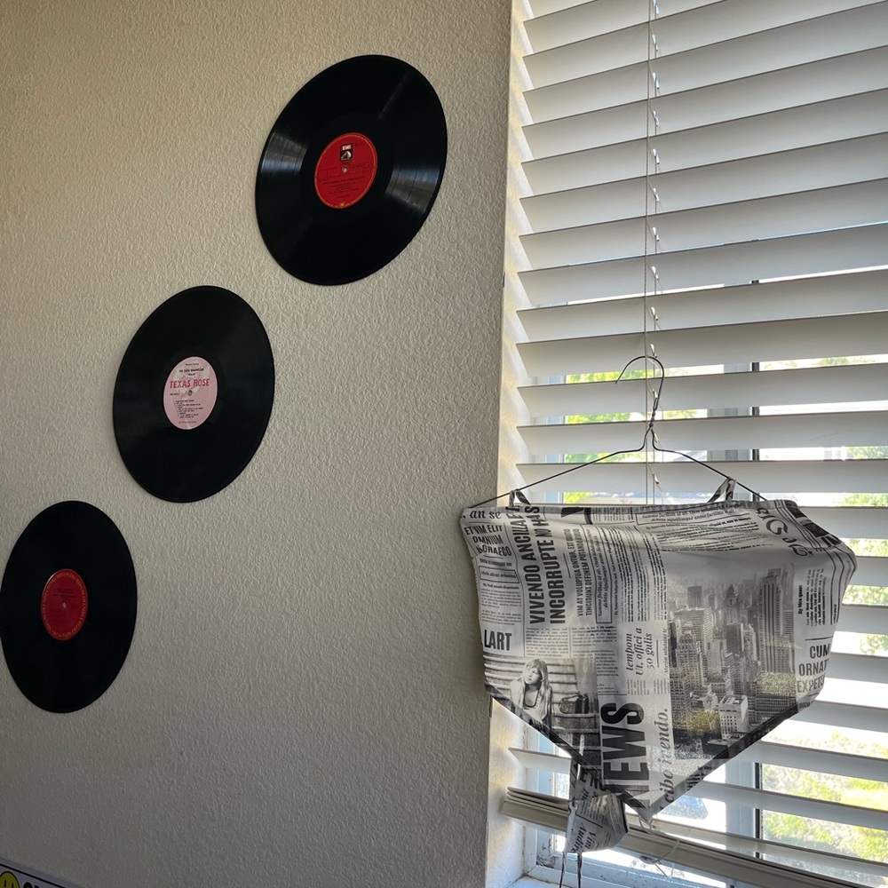 Forever 21 Newspaper bandana style top